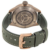 Jam Tangan Pria Tag Heuer Autavia Calibre 5 Automatic Olive Green Dial Green Leather Strap - WBE5190.FC8268