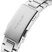 Tag Heuer Aquaracer Automatic Black Dial Silver Steel Strap Watch for Men - WAY211A.BA0928