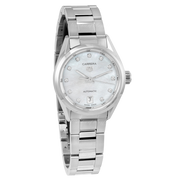 Tag Heuer Carrera Diamonds Mother of Pearl Dial Silver Steel Strap Watch for Women - WBN2412.BA0621