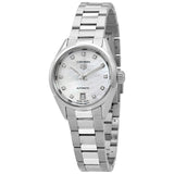 Tag Heuer Carrera Diamonds Mother of Pearl Dial Silver Steel Strap Watch for Women - WBN2412.BA0621