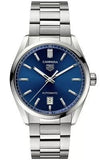 Tag Heuer Carrera Date Blue Dial Silver Steel Strap Watch for Men - WBN2112.BA0639