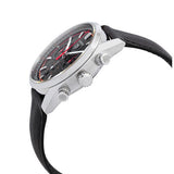 Tag Heuer Carrera Chronograph Black Dial Black Leather Strap Watch for Men - CBN201C.FC6542