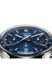 Tag Heuer Carrera Chronograph Blue Dial Blue Leather Strap Watch for Men - CBS2212.FC6535