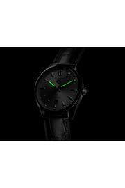 Tag Heuer Carrera Date Silver Dial Black Leather Strap Watch for Men - WBN2111.FC6505