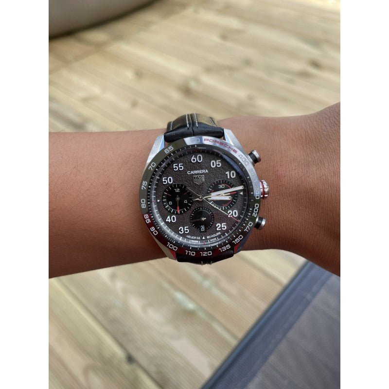 Tag Heuer Carrera Porsche Chronograph Special Edition Black Dial