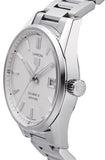 Tag Heuer Carrera Automatic Caliber 5 White Dial Silver Steel Strap Watch for Men - WAR211B.BA0782