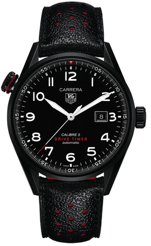 Tag Heuer Carrera Black Dial Watch for Men - WAR2A80.FC6337