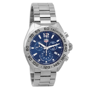 Tag Heuer Formula 1 Chronograph Blue Dial Silver Steel Strap Watch for Men - CAZ101K.BA0842