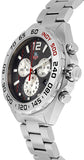 Tag Heuer Formula 1 Quartz Chronograph Grey Dial Silver Steel Strap Watch for Men - CAZ1114.BA0877