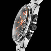Tag Heuer Formula 1 Chronograph Ceramic Black Dial Silver Steel Strap Watch for Men - CAZ101AH.BA0842