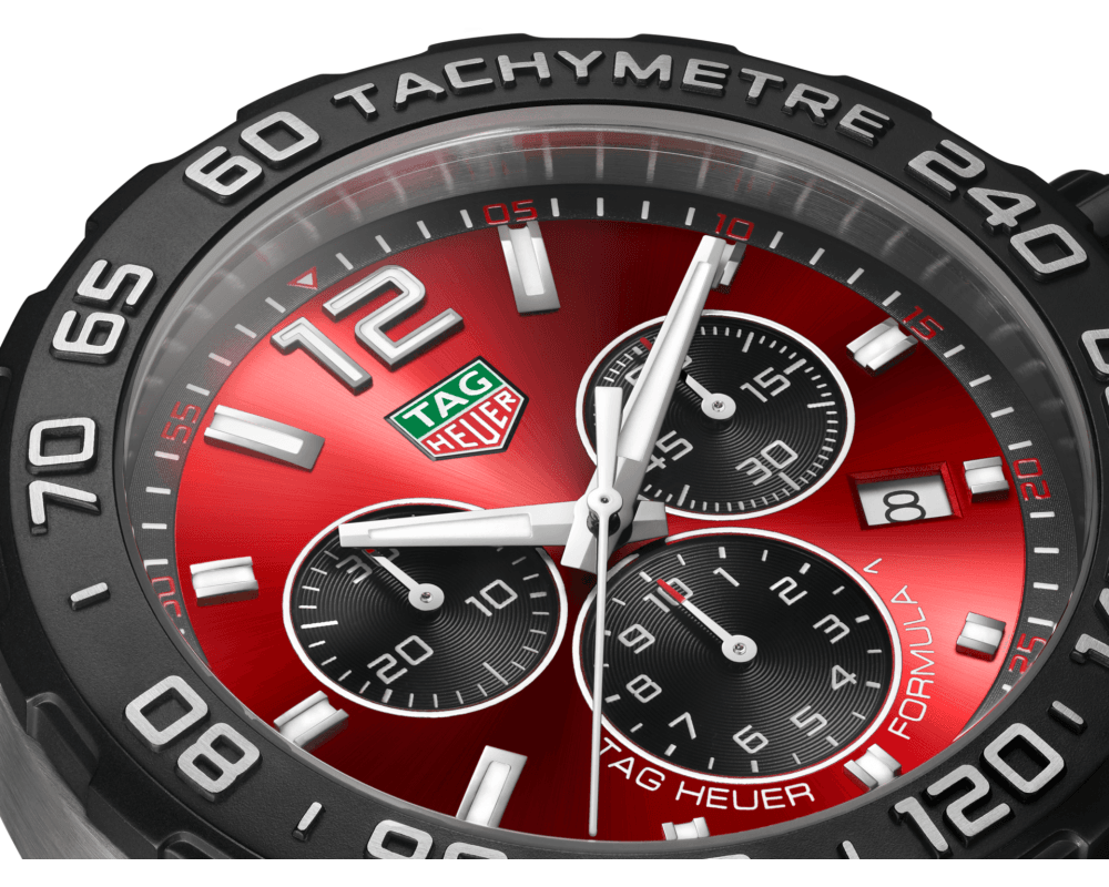 Tag heuer formula sales 1 red dial