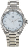 Tag Heuer Formula 1 Diamonds Mother Of Pearl White Dial Silver Steel Strap Watch for Women - WBJ1419.BA0664