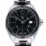 Tag Heuer Formula 1 Quartz Black Dial Two Tone Steel Strap Watch for Women - WBJ141AA.BA0973