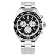 Tag Heuer Formula 1 Chronograph Black Dial Silver Steel Strap Watch for Men - CAZ101E.BA0842