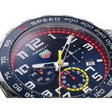 Tag Heuer Formula 1 Red Bull Racing Chronograph Blue Dial Blue Rubber Strap Watch for Men - CAZ101AL.FT8052