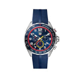 Tag Heuer Formula 1 Red Bull Racing Chronograph Blue Dial Blue Rubber Strap Watch for Men - CAZ101AL.FT8052