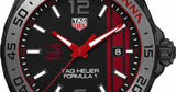 Tag Heuer Formula 1 Senna Special Edition Black Dial Two Tone Rubber Strap Watch for Men - WAZ1014.FT8027