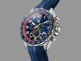 Tag Heuer Formula 1 Red Bull Racing Chronograph Blue Dial Blue Rubber Strap Watch for Men - CAZ101AL.FT8052