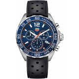Tag Heuer Formula 1 Jam Tangan Tali Karet Hitam Dial Biru untuk Pria - CAZ1014.FT8024
