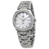 Tag Heuer Link Quartz Diamonds Mother of Pearl Dial Silver Steel Strap Watch for Women - WBC1316.BA0600