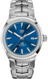 Tag Heuer Link Automatic Blue Dial Silver Steel Strap Watch for Men - WBC2112.BA0603