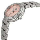 Tag Heuer Link Diamonds Pink Dial Silver Steel Strap Watch for Women - WAT1415.BA0954