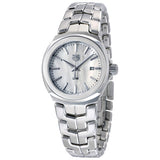 Tag Heuer Link Quartz Mother of Pearl Dial Silver Steel Strap Watch for Women - WBC1310.BA0600