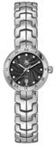 Tag Heuer Link Quartz Diamonds Black Dial Silver Steel Strap Watch for Women - WAT1410.BA0954