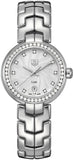 Tag Heuer Link Diamonds Silver Dial Silver Steel Strap Watch for Women - WAT1414.BA0954