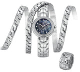 Tag Heuer Link Diamonds Trilogy Cameron Diaz Quartz Mother of Pearl Dial Silver Steel Strap Watch for Women - WAT1419.BA0954