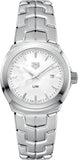 Tag Heuer Link Quartz Mother of Pearl Dial Silver Steel Strap Watch for Women - WBC1310.BA0600