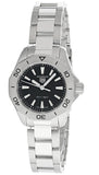 Tag Heuer Aquaracer Professional 200 Quartz Black Dial Silver Steel Strap Watch for Women - WBP1410.BA0622