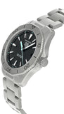 Tag Heuer Aquaracer Professional 200 Solargraph Quartz Black Dial Silver Steel Strap Watch for Men - WBP1180.BF0000