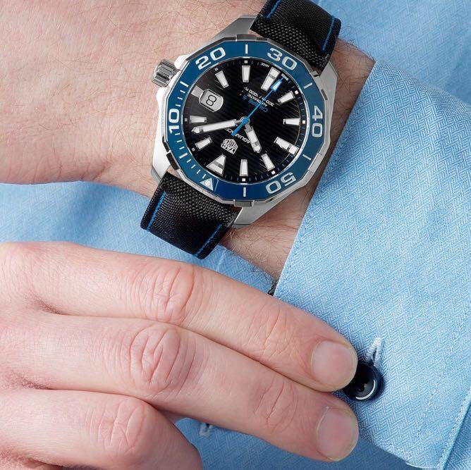 Tag Heuer Aquaracer Black Dial Watch for Men