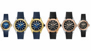 Tag Heuer Aquaracer Professional 200 Automatic Diamonds Blue Dial Blue Rubber Strap Watch for Women - WBP2450.FT6215