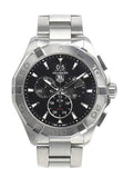 Tag Heuer Aquaracer Chronograph Black Dial Silver Steel Strap Watch for Men - CAY1110.BA0927