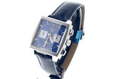 Tag Heuer Monaco Automatic Chronograph Blue Dial Blue Leather Strap Watch for Men - CBL2111.FC6453