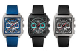 Tag Heuer Monaco Automatic Chronograph Black Dial Black Nylon Strap Watch for Men - CBL2184.FT6236