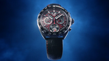 Tag Heuer Formula 1 Mario Kart Chronograph Tourbillion Black Dial Black Leather Strap Watch for Men - CAZ5080.FC6517