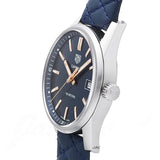 Jam Tangan Tag Heuer Carrera Quartz dengan Dial Biru dan Tali Kulit Anak Sapi Biru untuk Wanita - WAR1112.FC6391