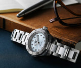 Tag Heuer Aquaracer Professional 200 Quartz Diamond Mother of Pearl Dial Silver Steel Strap Watch for Women - WBP1416.BA0622