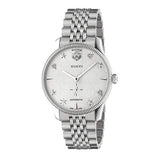 Gucci G Timeless Automatic Silver Dial Silver Steel Strap Watch for Men - YA126354