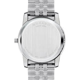 Movado Museum Black Dial Silver Steel Strap Watch For Men - 606878