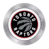 Tissot Quickster Chronograph NBA Toronto Raptors White Dial Two Tone NATO Strap Watch for Men - T095.417.17.037.16