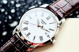 Tissot T Classic Dream White Dial Brown Leather Strap Watch for Men - T033.410.16.013.01