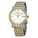 Tissot T Classic Bridgeport Automatic Mother of Pearl Dial Two Tone Steel Strap Watch for Women - T097.410.22.116.00