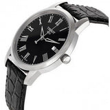 Tissot Classic Dream Black Dial Black Leather Strap Watch for Men - T033.410.16.053.01