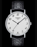 Tissot Everytime Desire Medium White Dial Jam Tangan Tali Kulit Hitam Untuk Pria - T109.410.16.032.00