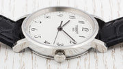 Tissot T Classic Desire White Dial Black Leather Strap Watch For Men - T52.1.421.12