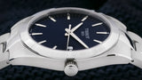Tissot Gentleman Blue Dial Silver Steel Strap Watch For Men - T127.410.11.041.00